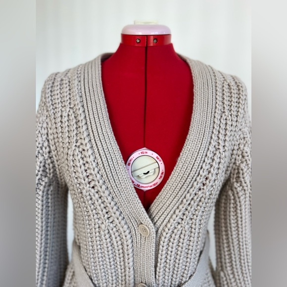 & Other Stories 100% Wool Sweater with Tie - Picture 5 of 9